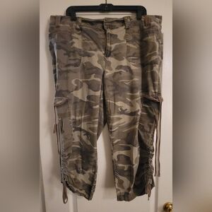 Lane Bryant Woman's Plus Size Camouflage Cargo Pants